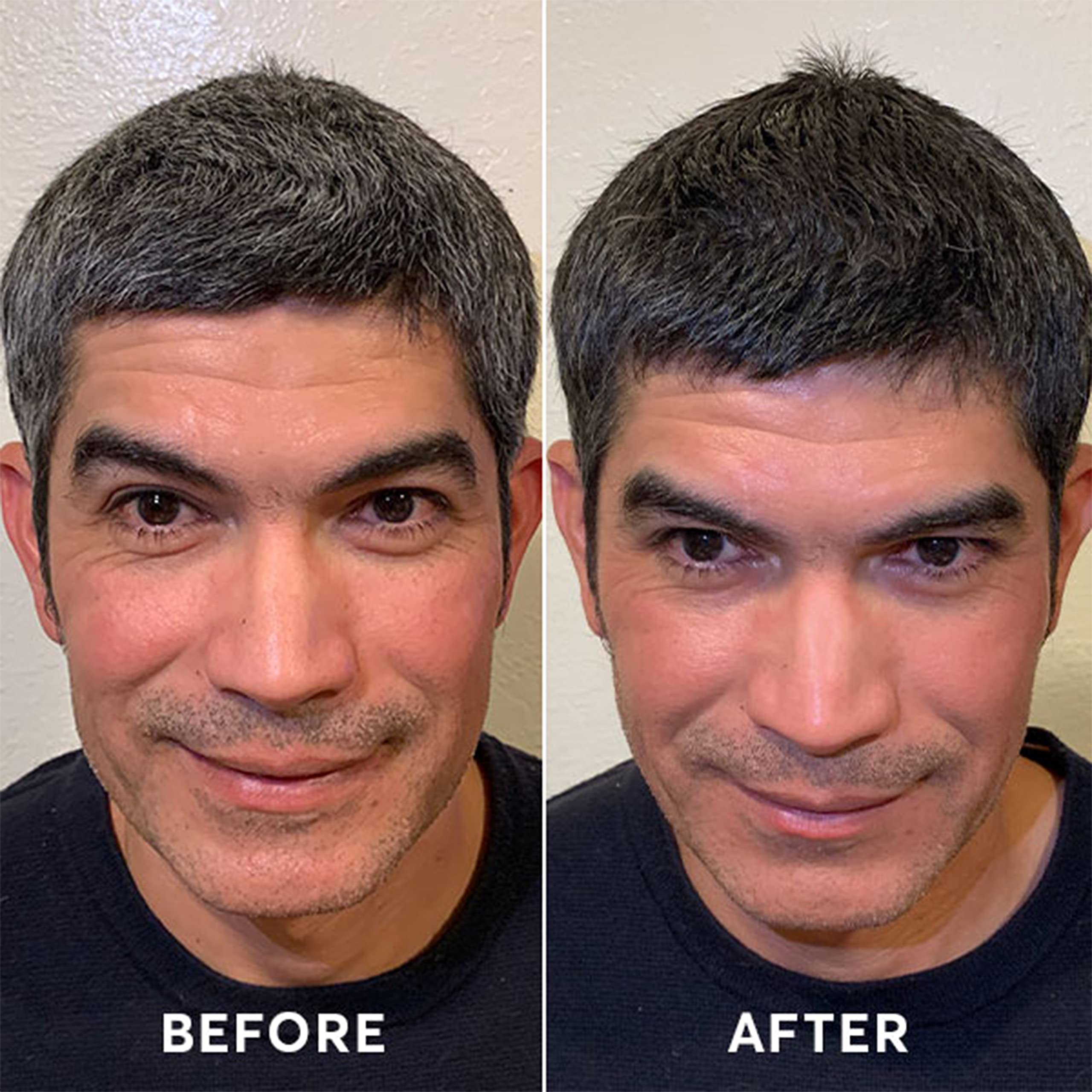 Madison Reed Mr. Hair Color Men 15-minute application timer in use