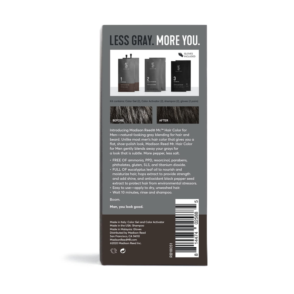 Madison Reed Mr. Hair Color Men gloves and tools for clean application