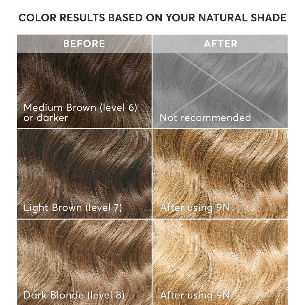 Cleansing wipe included for post-color cleanup and prep