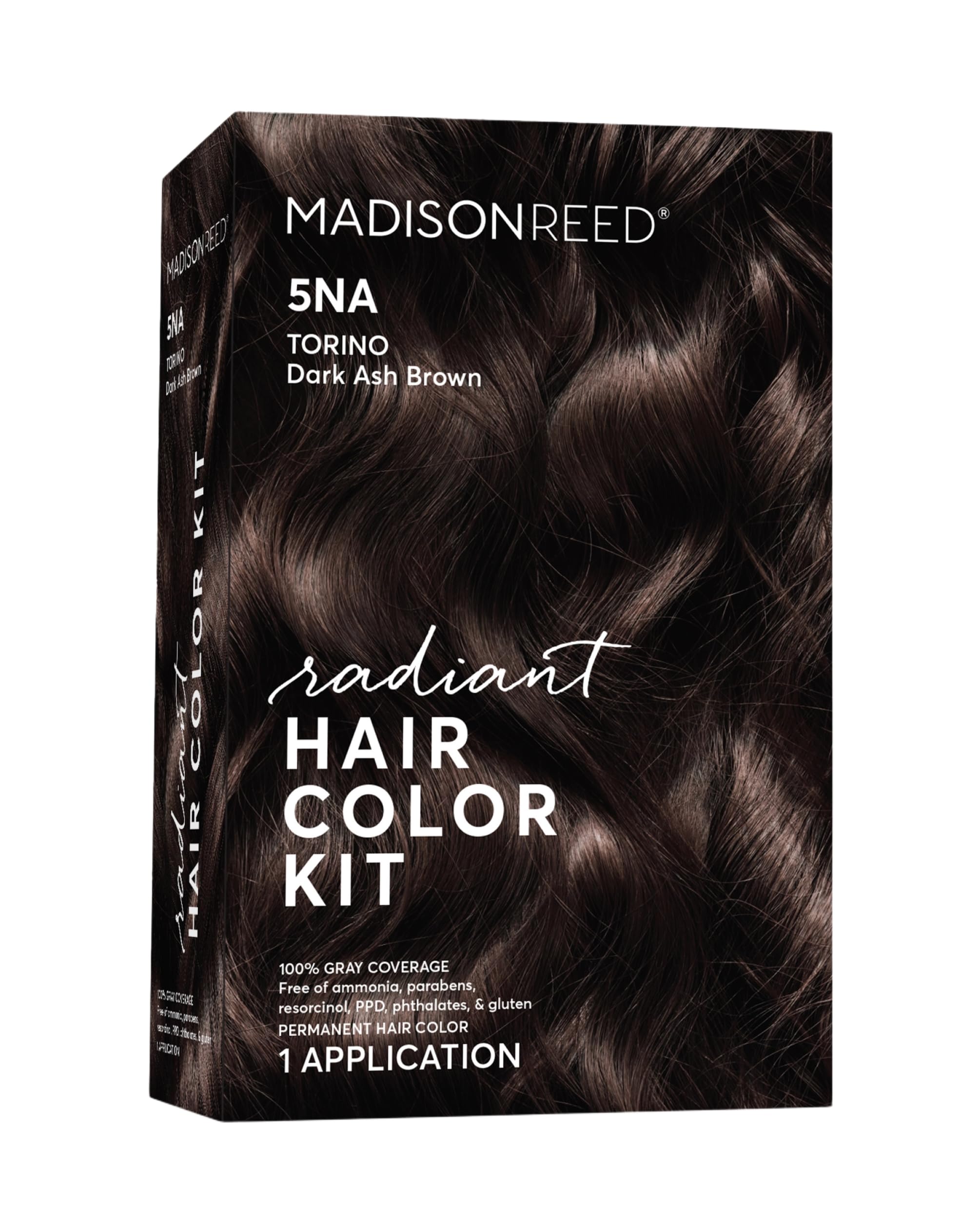 Madison Reed Radiant Color Kit 5NA box provides at-home gray coverage.