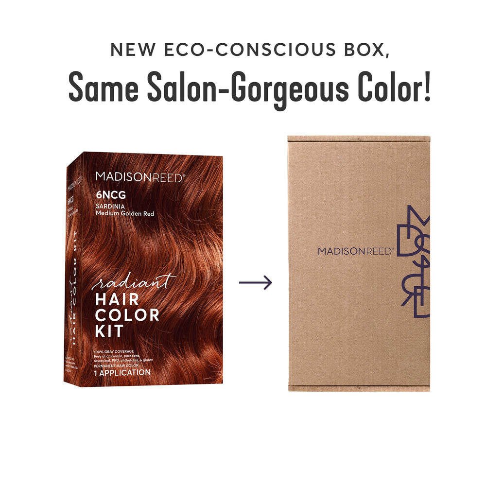 Madison Reed Radiant Color Kit dye-cream stage demonstrates smooth, conditioning application