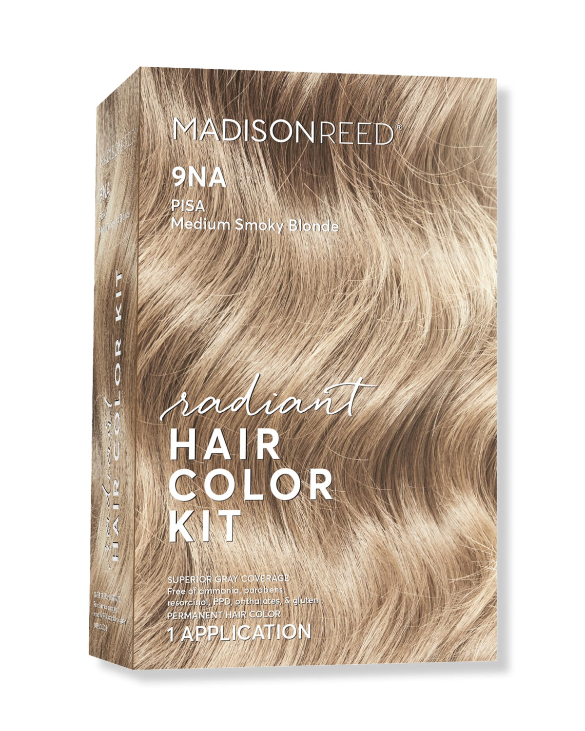 Madison Reed Radiant Color Kit box shows shade selection for precise coloring