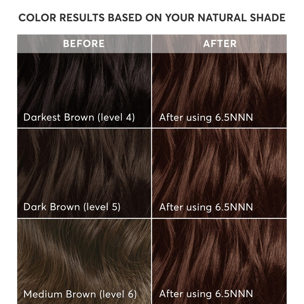 Madison Reed Radiant Color Kit application process shot showing even color distribution.