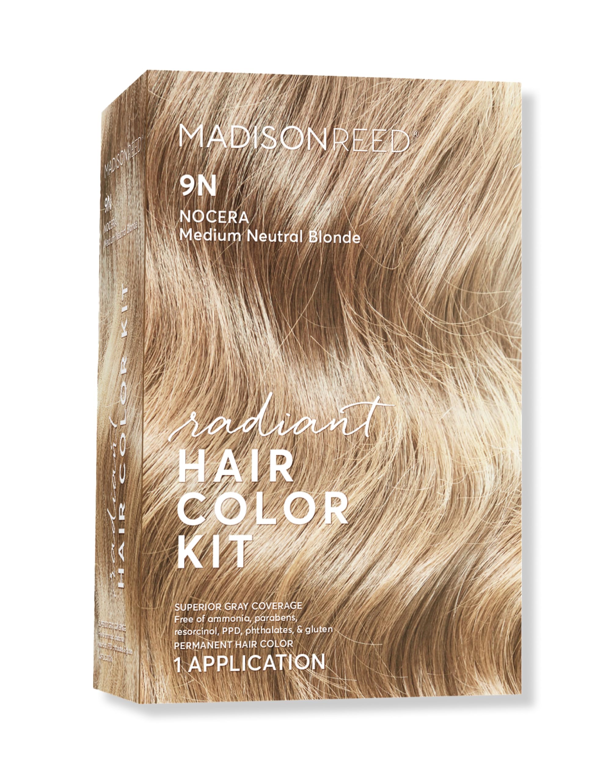 Madison Reed Radiant Color Kit box showcases salon-grade color at home