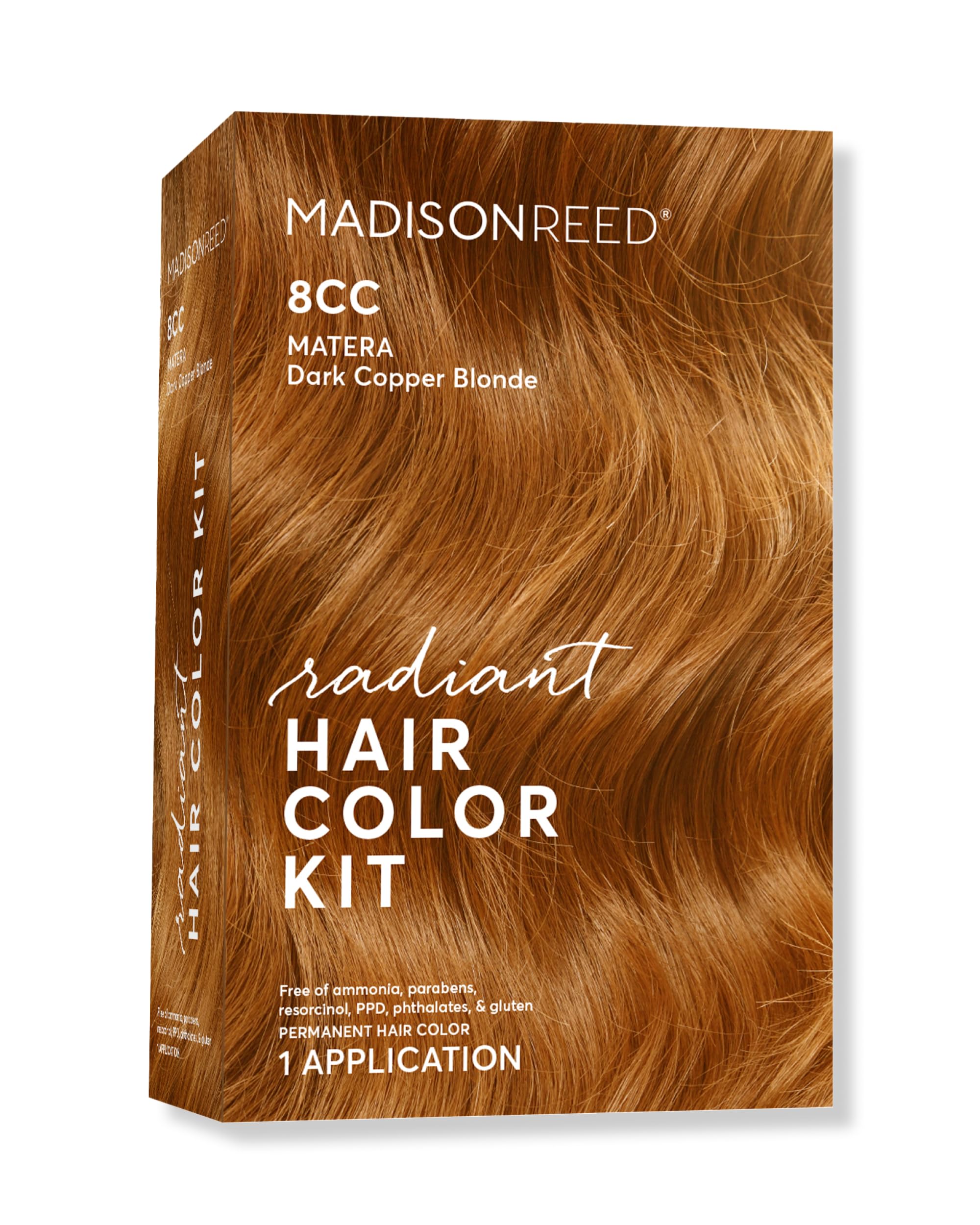 Madison Reed Radiant Color Kit color-cream for even gray coverage.