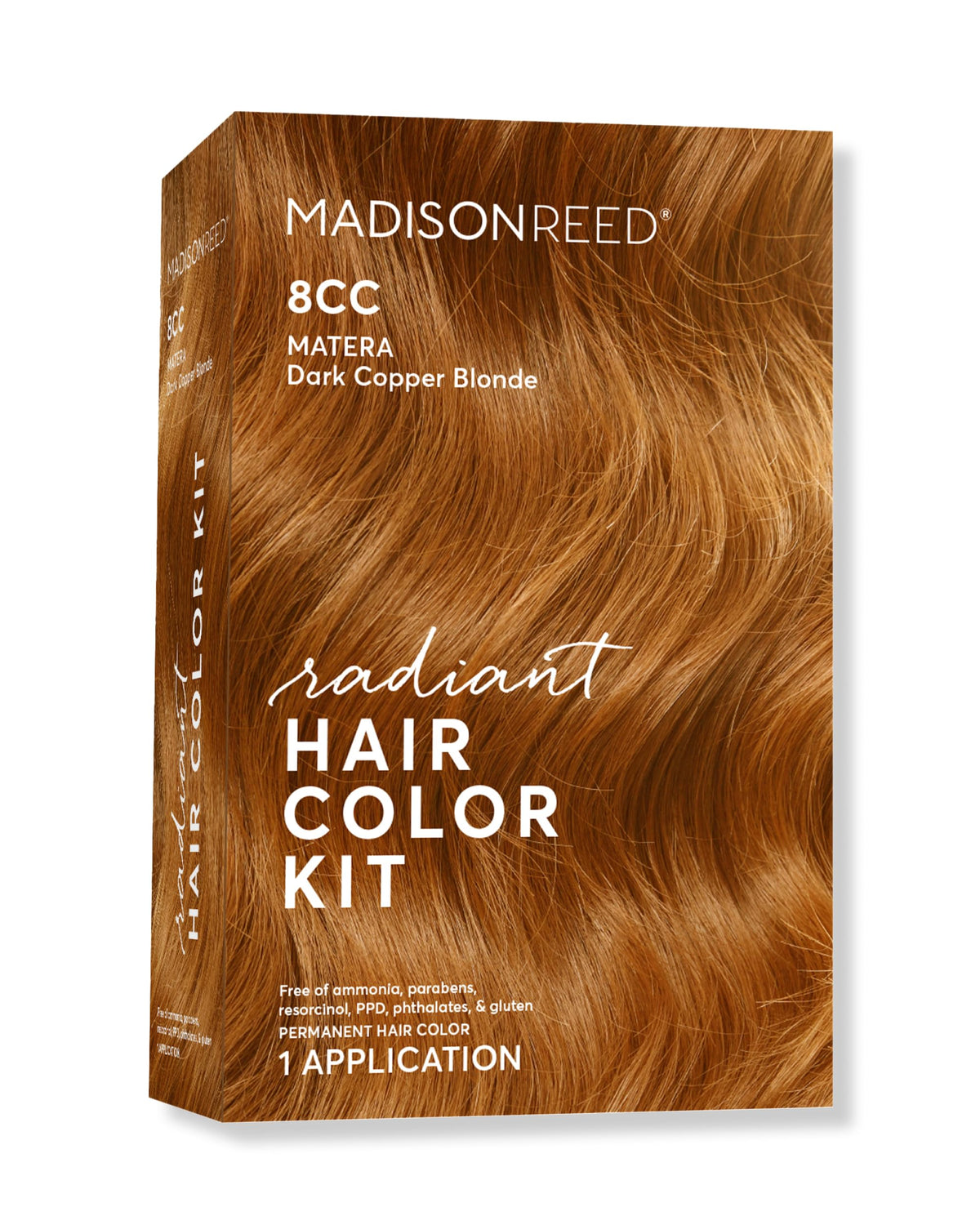 Madison Reed Radiant Color Kit color-cream for even gray coverage.
