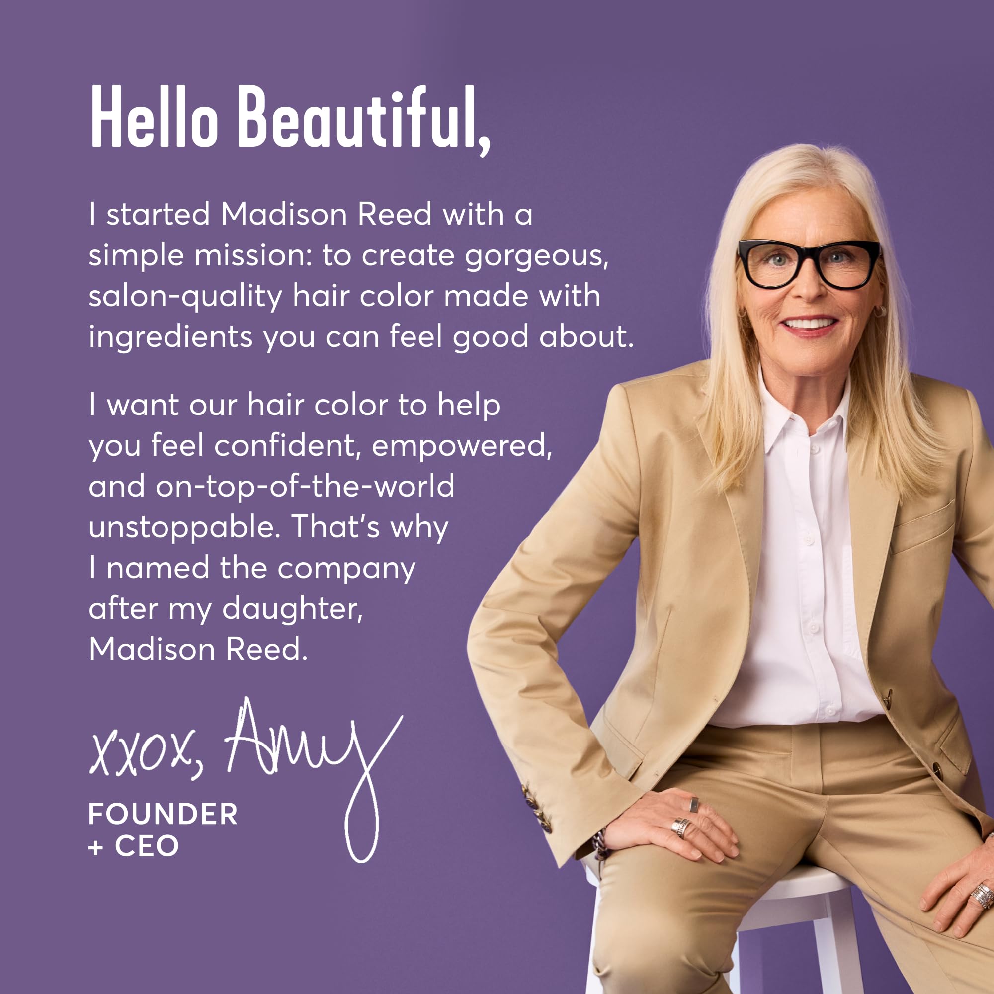 Madison Reed Radiant application brush included in kit