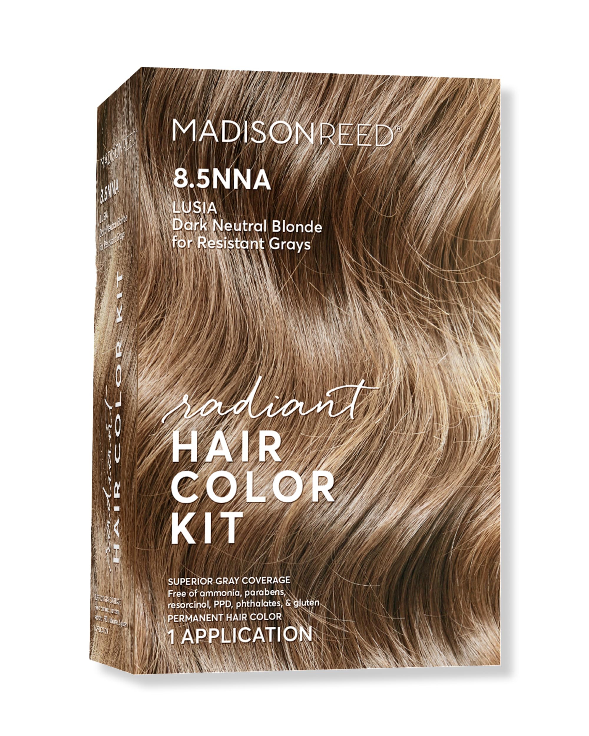 Madison Reed Radiant Color Kit Lusia box shows complete kit for effortless at-home coloring