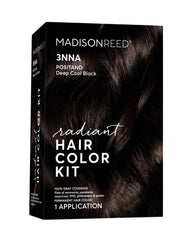 Madison Reed Radiant Color Kit packaging box showing full at home dye setup for gray coverage