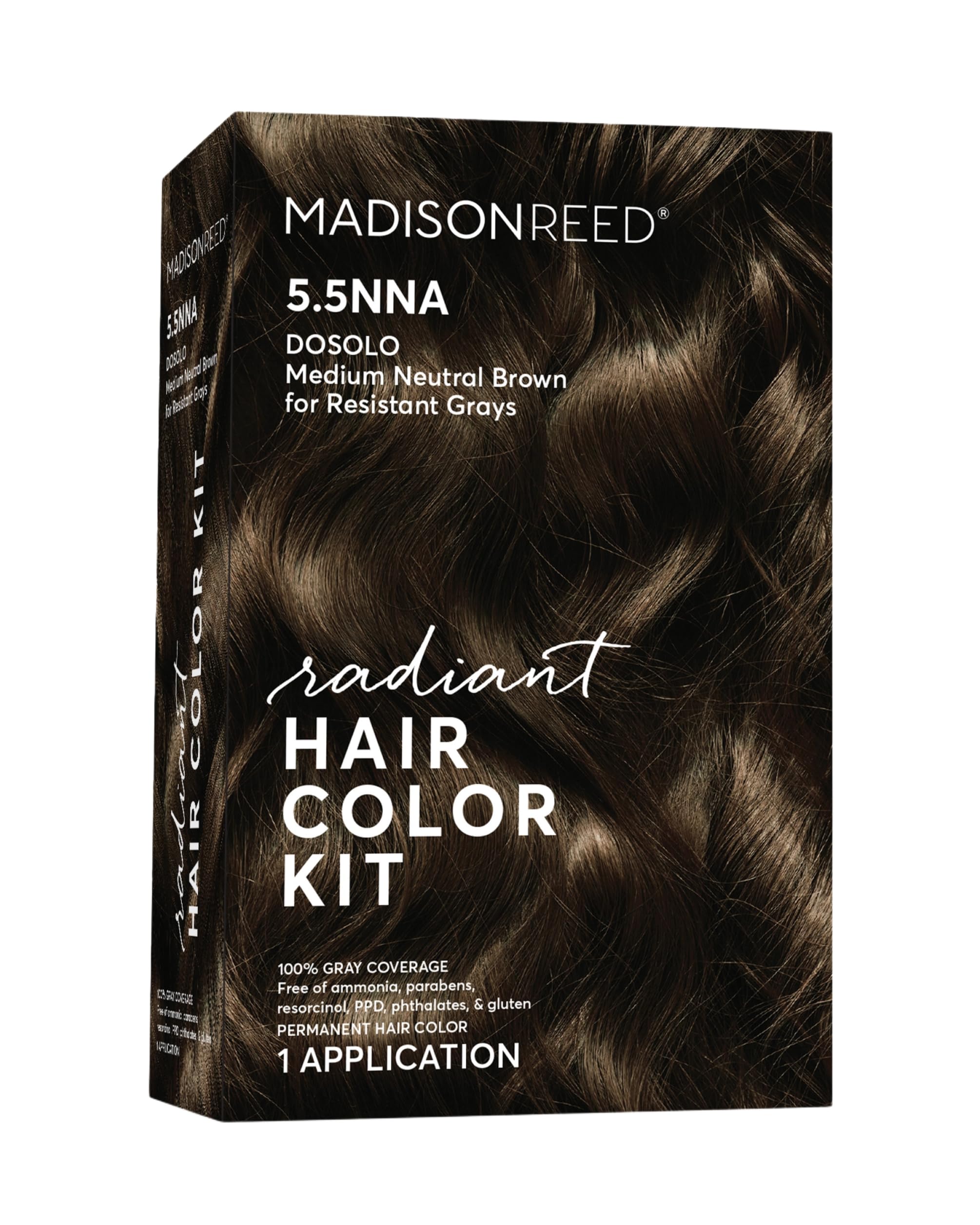 Madison Reed Radiant Color Kit packaging demonstrates salon-grade color at home