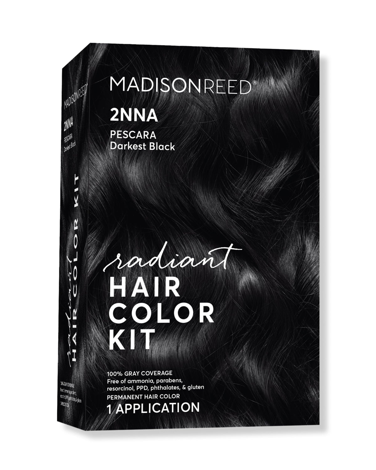 Madison Reed Radiant Color Kit Pescara Black bottle for ammonia-free gray coverage