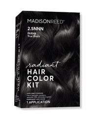Madison Reed Radiant Color Kit Soft Black bottle pour for precise application