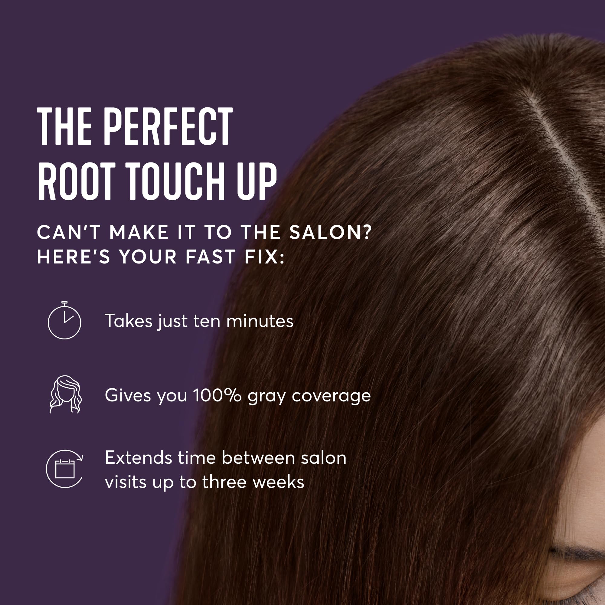 Madison Reed Root Perfection ammonia-free tube delivering 100% gray coverage for roots.