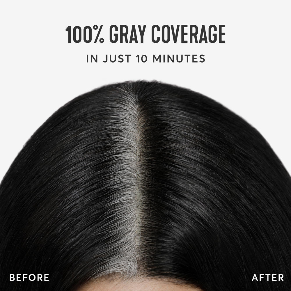 Madison Reed Root Perfection color activator bottle with keratin and argan oil hair-friendly color.