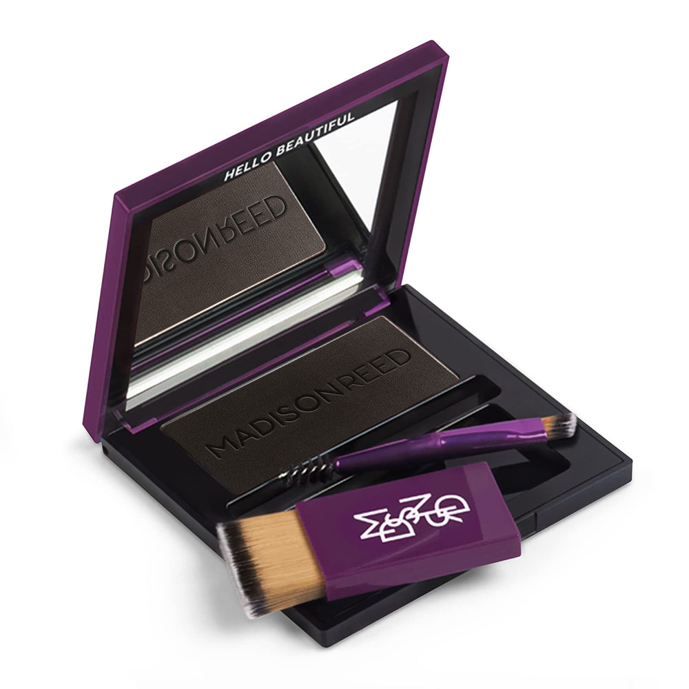 Madison Reed Root Touch Up Legno Compact conceals gray roots for a seamless look