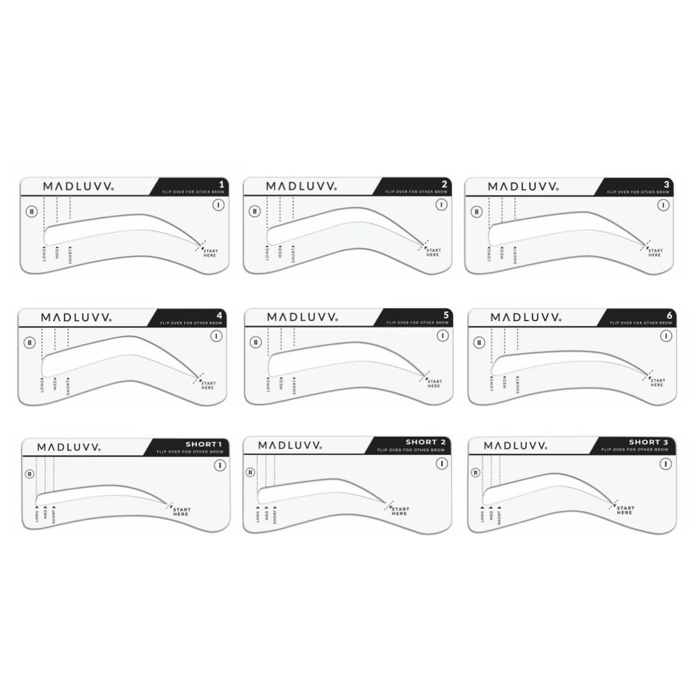 MADLUVV Brow Stamp in use demonstrates easy stamping for instant definition.