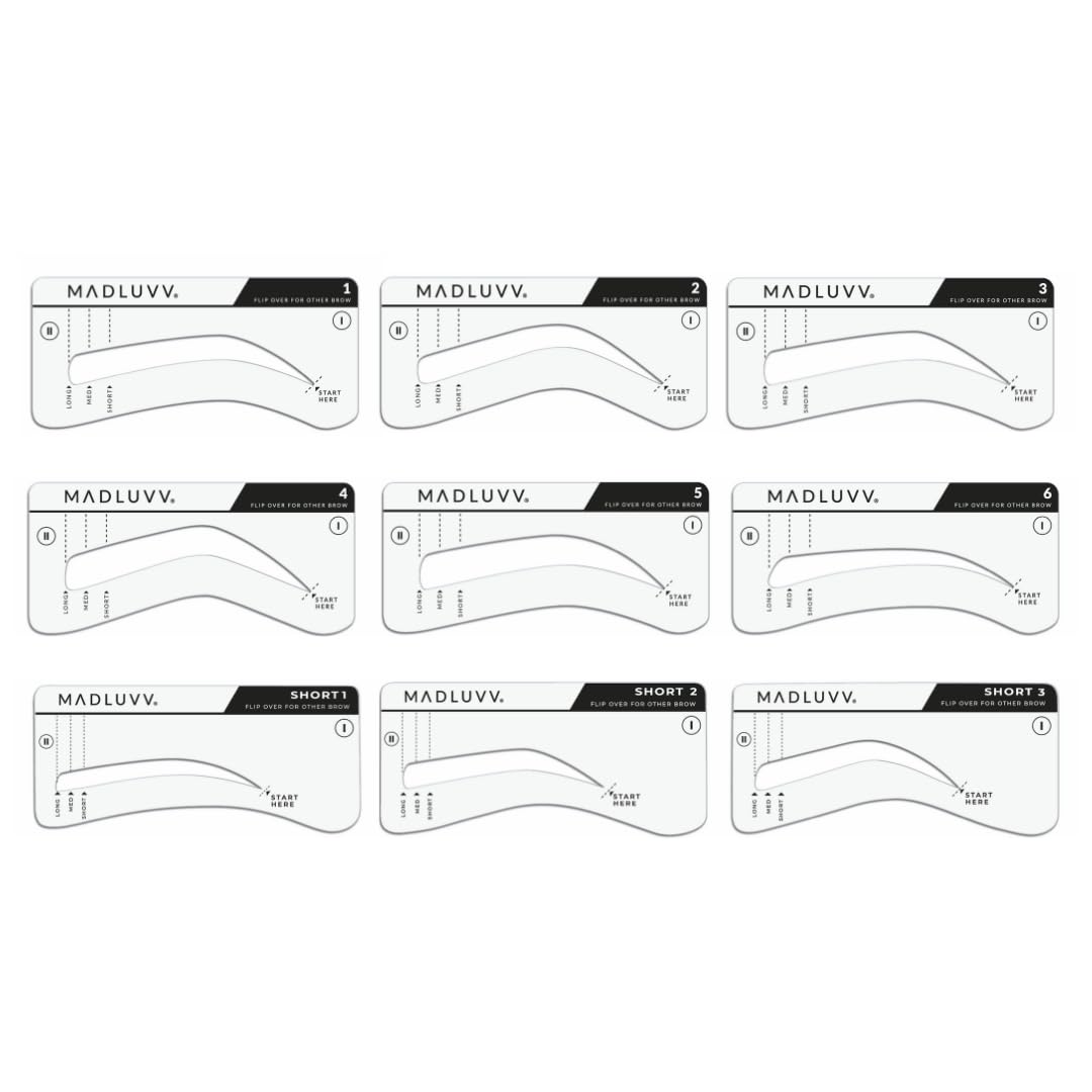 MADLUVV Brow Stamp Kit spoolie for blending and grooming