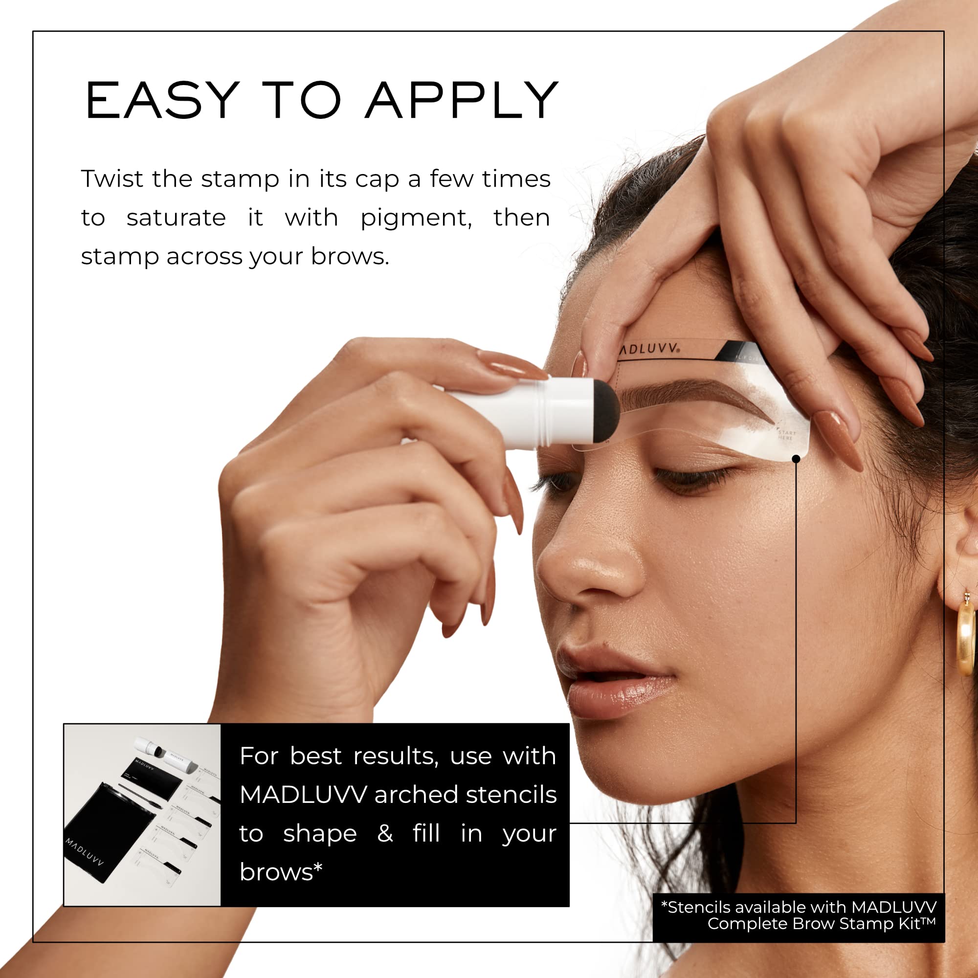 MADLUVV Brow Stamp Refill hairline touch-up on thinning area