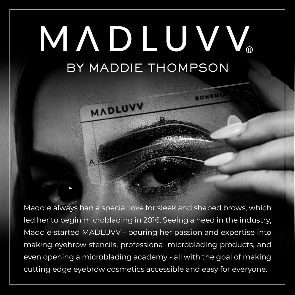 MADLUVV Brow Stamp Refill hypoallergenic formula for sensitive skin