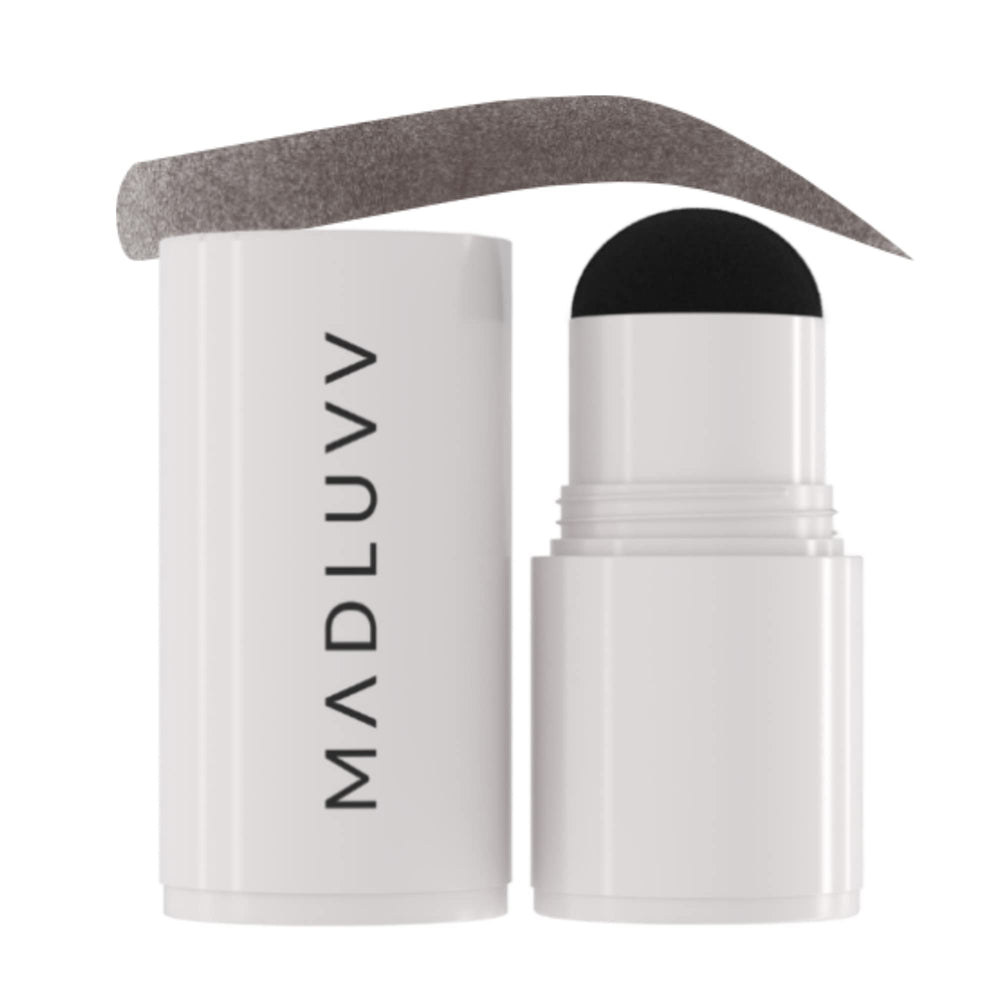 MADLUVV Brow Stamp Refill cap close-up shows pigment for easy color release