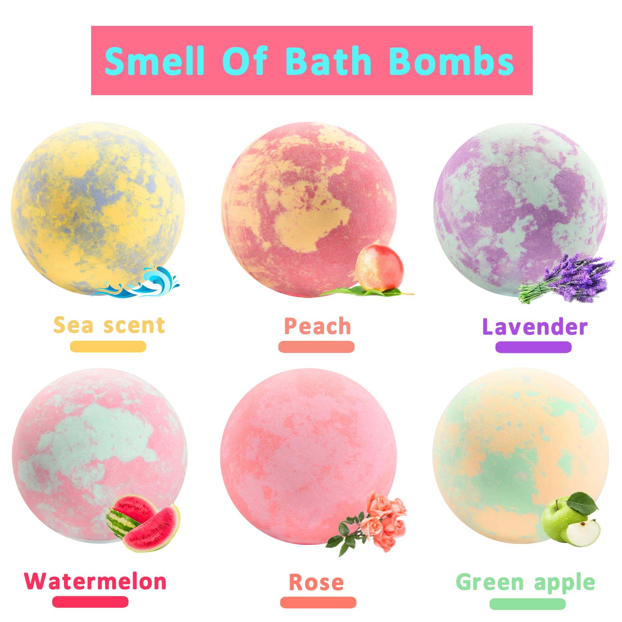 MADO kids bath bombs dissolve to vibrant bubbles, turning tub time into playful, sensory color show.