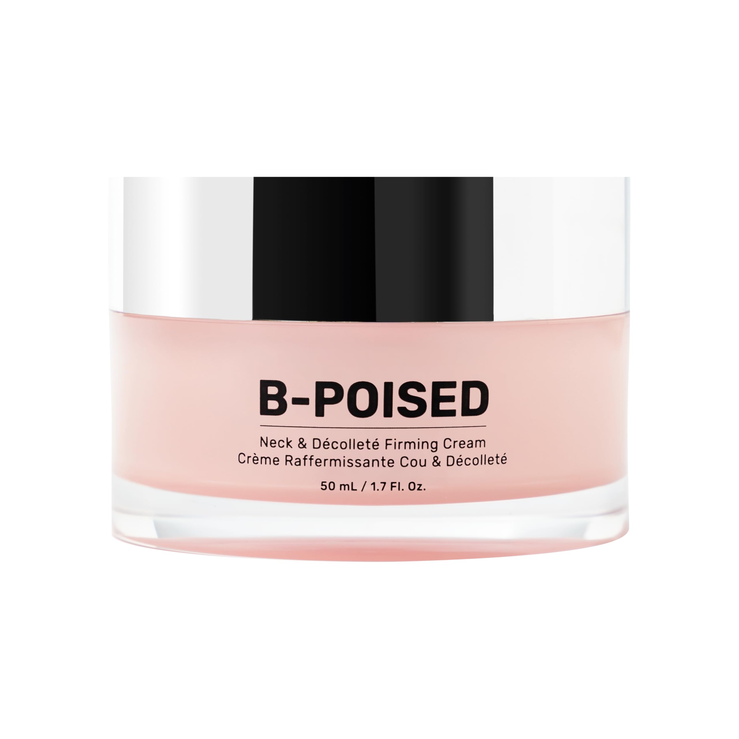 MAËLYS B-POISED neck decollete cream pump delivers hydrated, firmer-looking skin around the neck