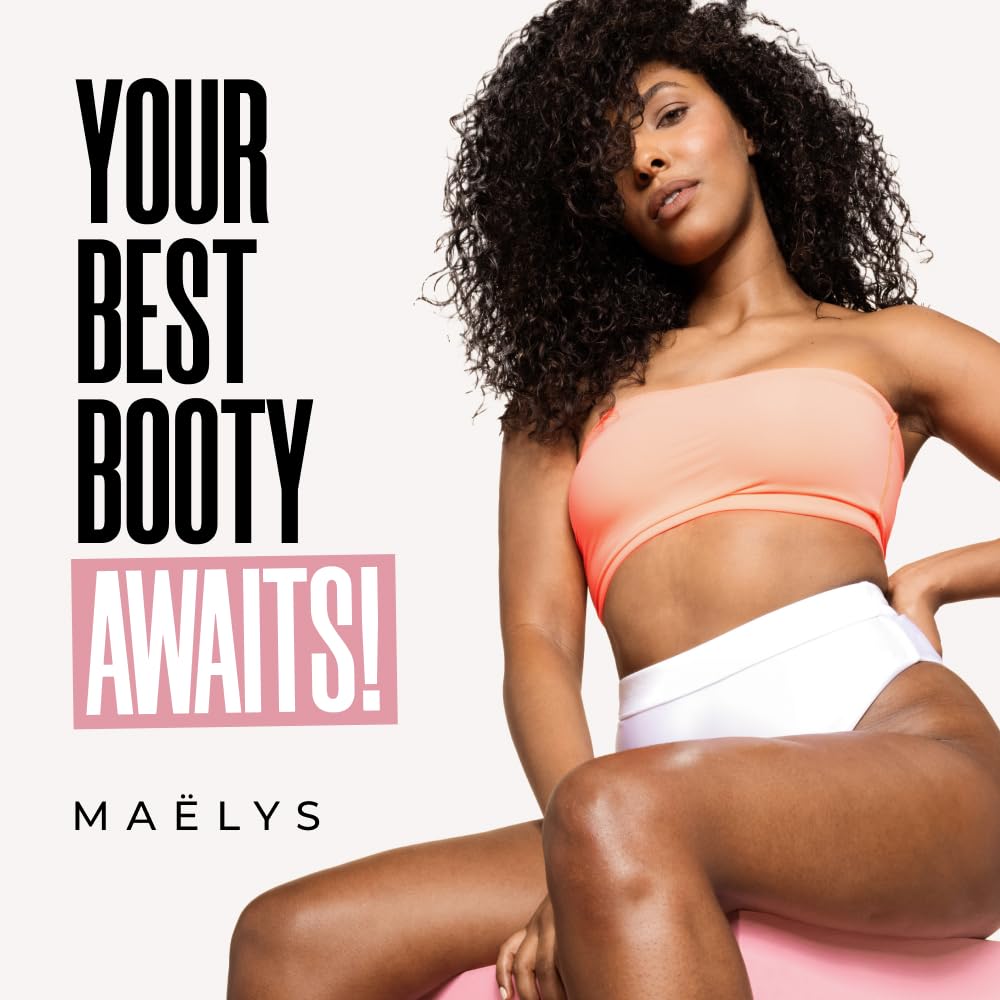 MAËLYS B-THICC bum mask pump application demonstrates easy, mess-free use.
