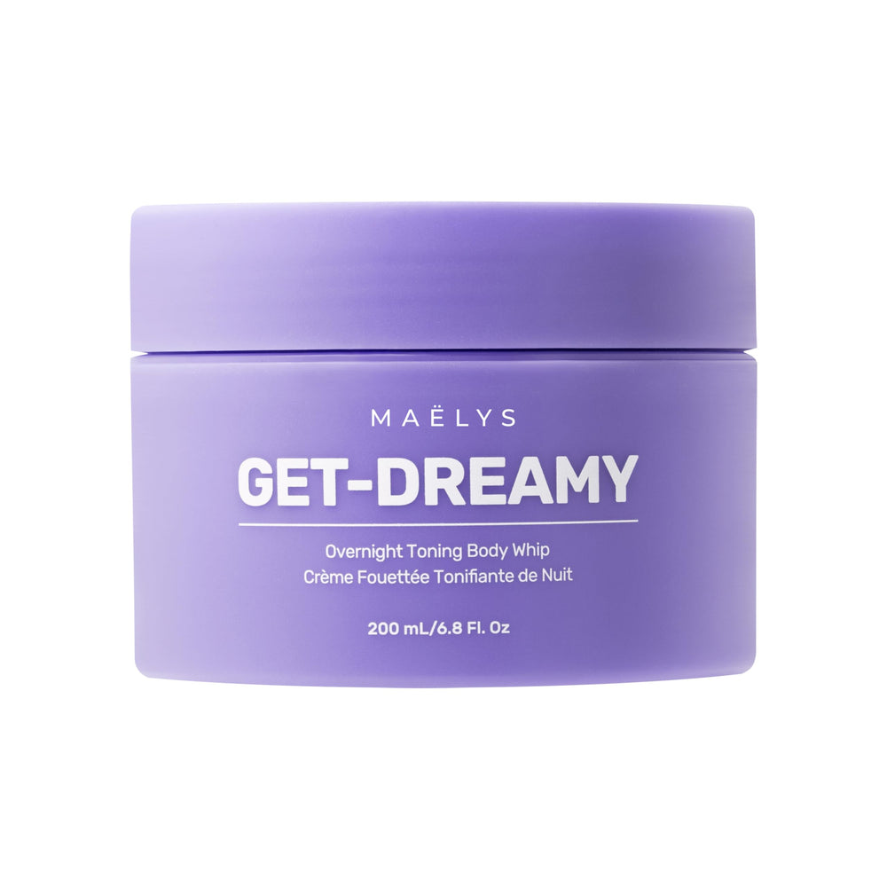 MAËLYS GET-DREAMY overnight-toning-whip bottle close-up for easy nightly use