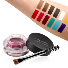 MAEPEOR brow gel doubles as eyeliner for versatile looks.