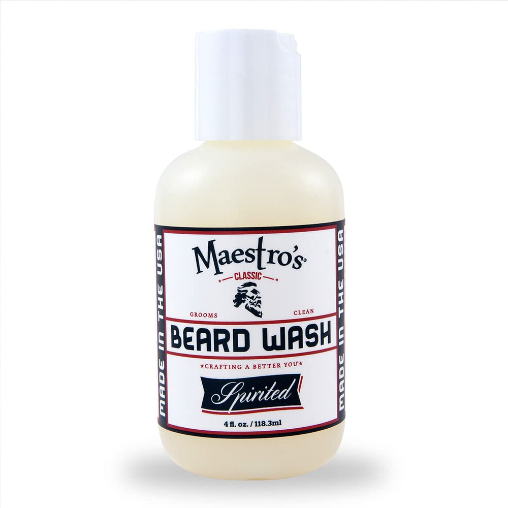 Maestro's Classic beard wash foaming action delivers a refreshing cleanse.