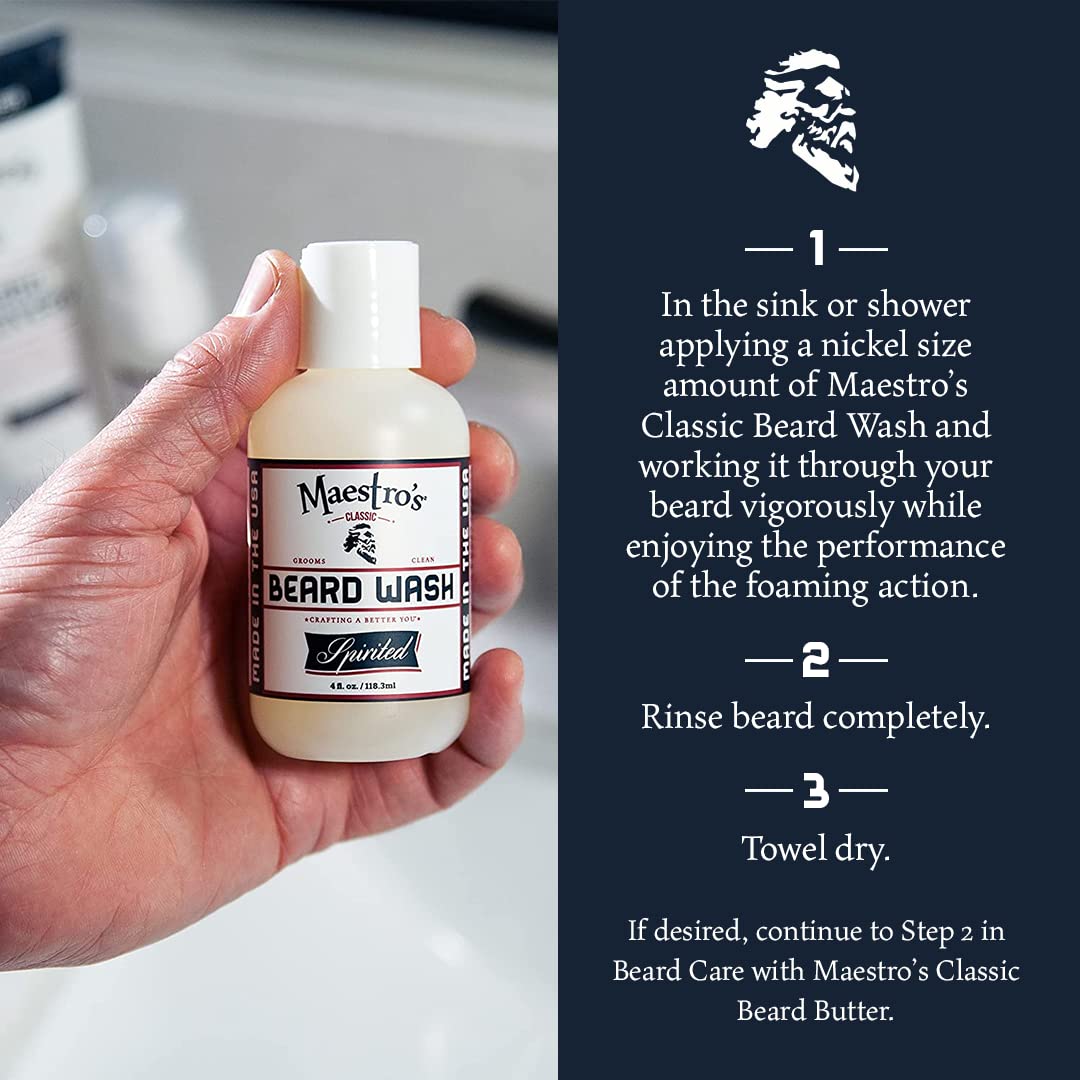 Maestro's Classic sulfate-free cleanser cleanses without harsh drying.