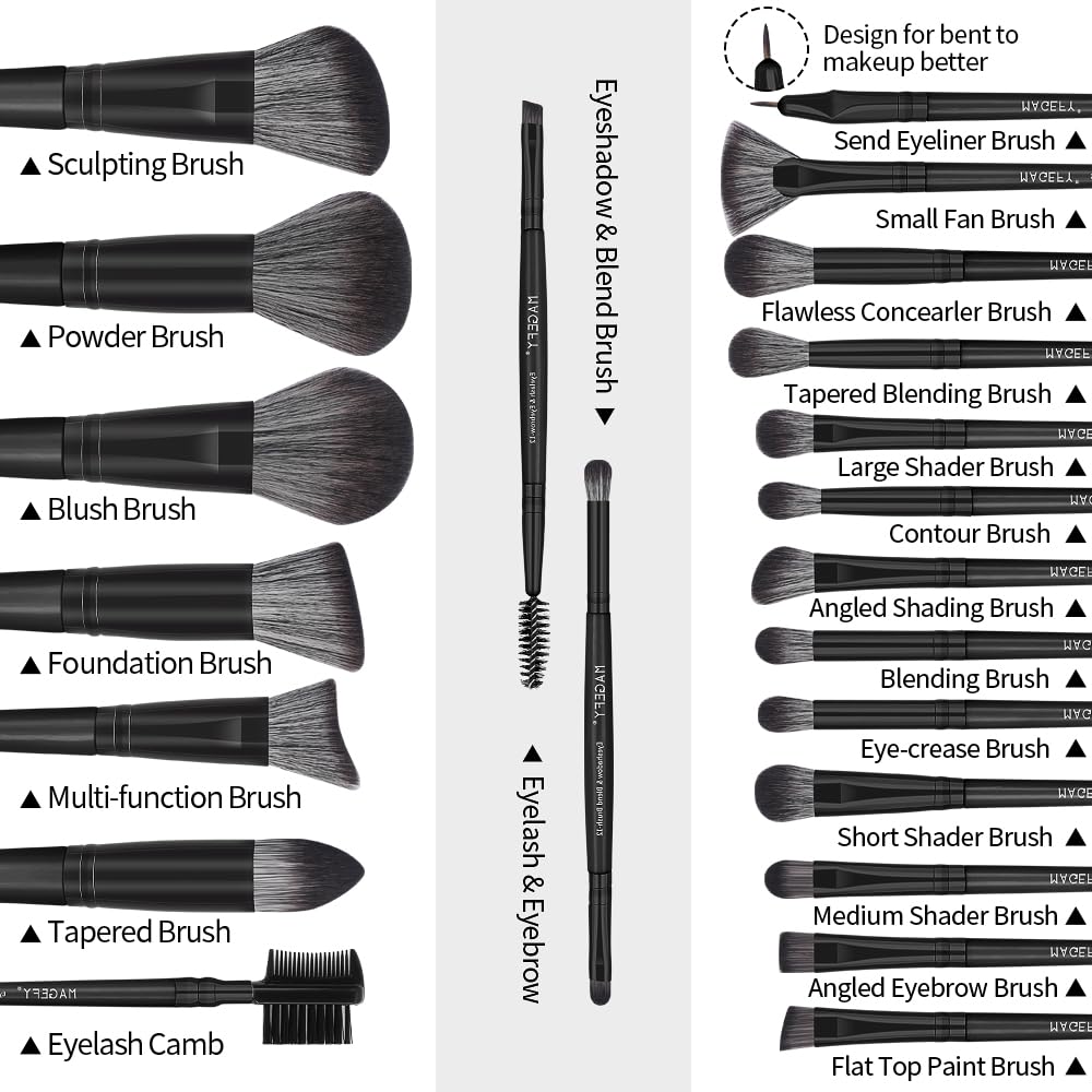 MAGEFY foundation brush dense bristles for seamless, even coverage