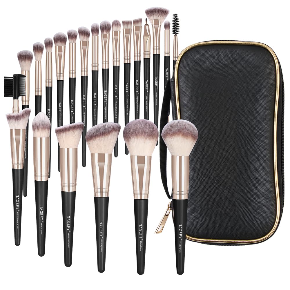 MAGEFY gift-ready brush set looks premium on display.