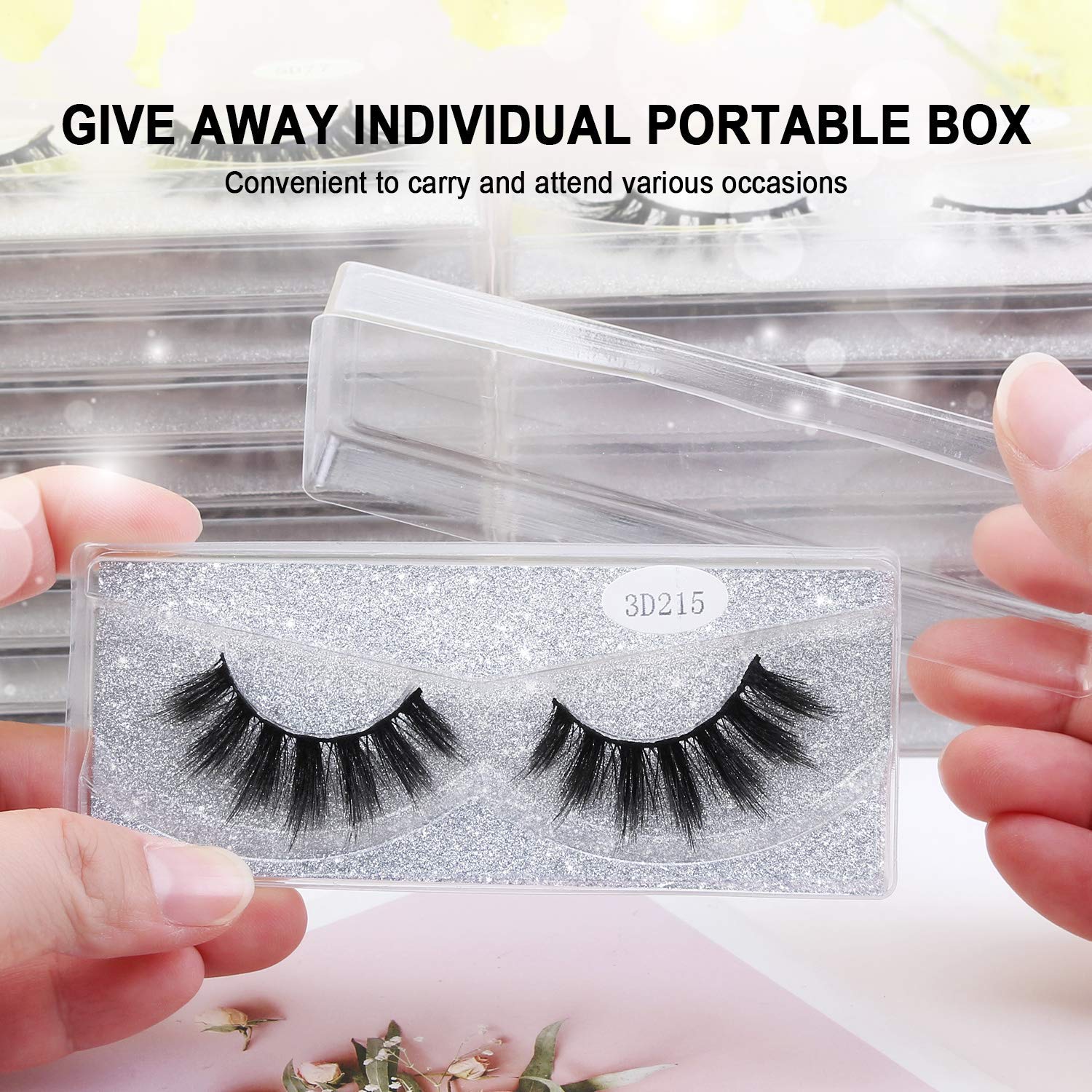 MAGEFY portable lash boxes store lashes safely on the go.