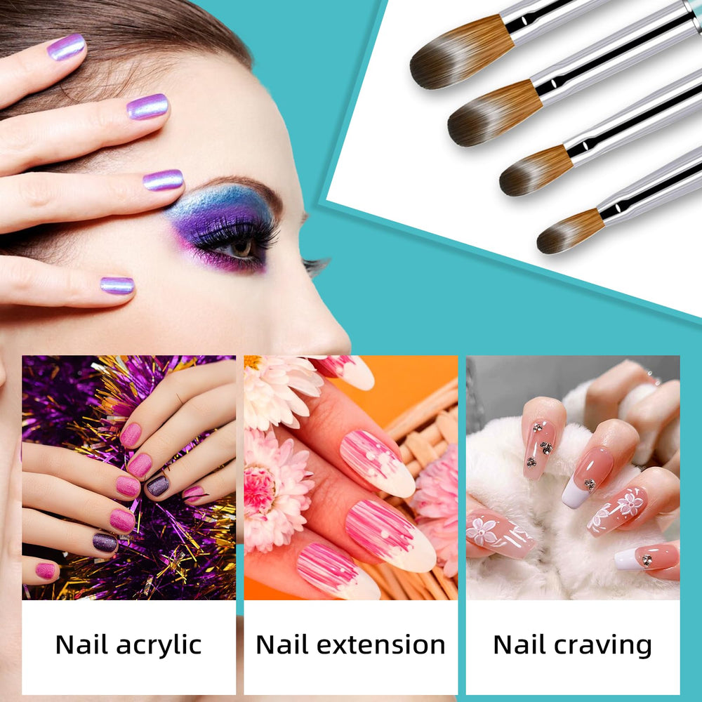 Magic Armor brush size 12 detail-drawing enables fine nail tip work with steady control.