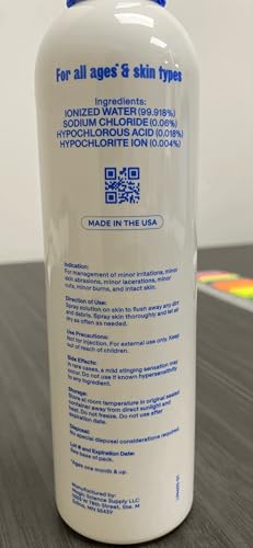 Magic Molecule Hypochlorous Acid Spray hands applying product for pore care and refreshment.