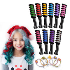 Magicat hair chalk comb set mermaid packaging for gift-ready presentation