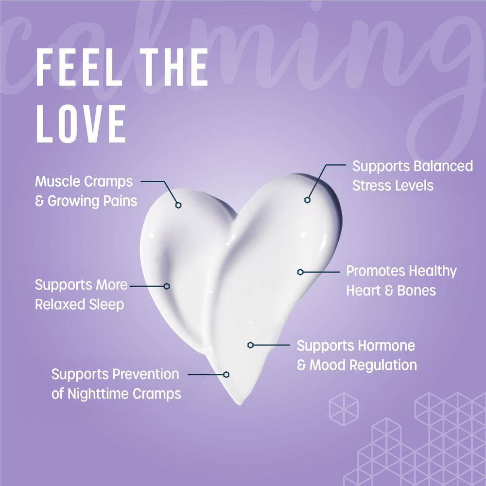 Magnesium Lotion Shop shea butter argan oil close-up emphasizes silky skin hydration