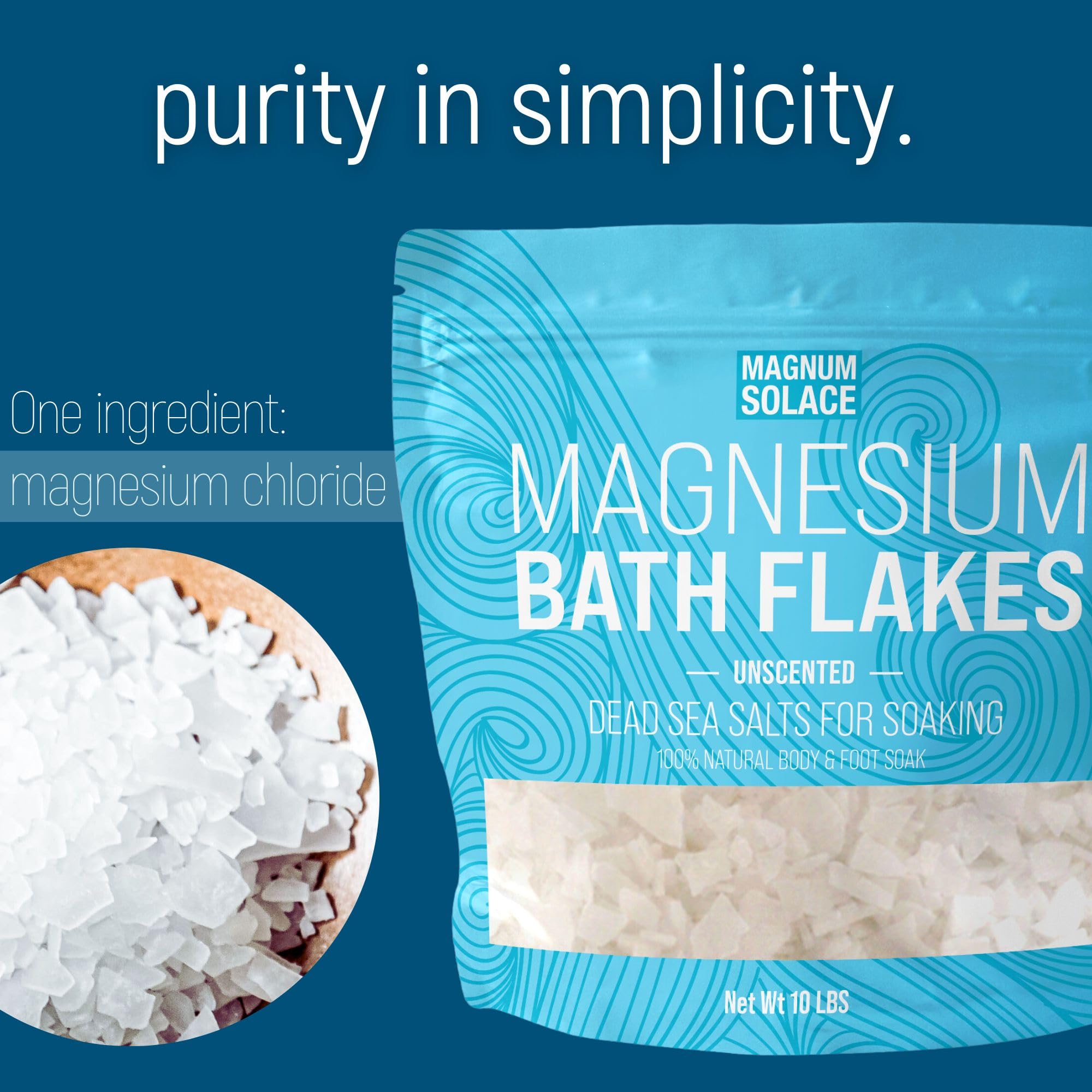Magnum Solace bath setup with mineral-rich water for soaking.