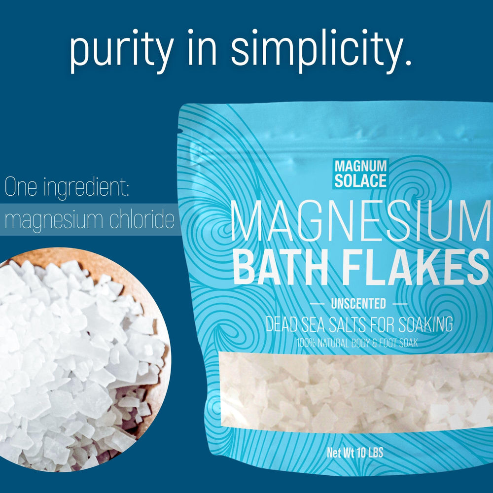 Magnum Solace bath setup with mineral-rich water for soaking.