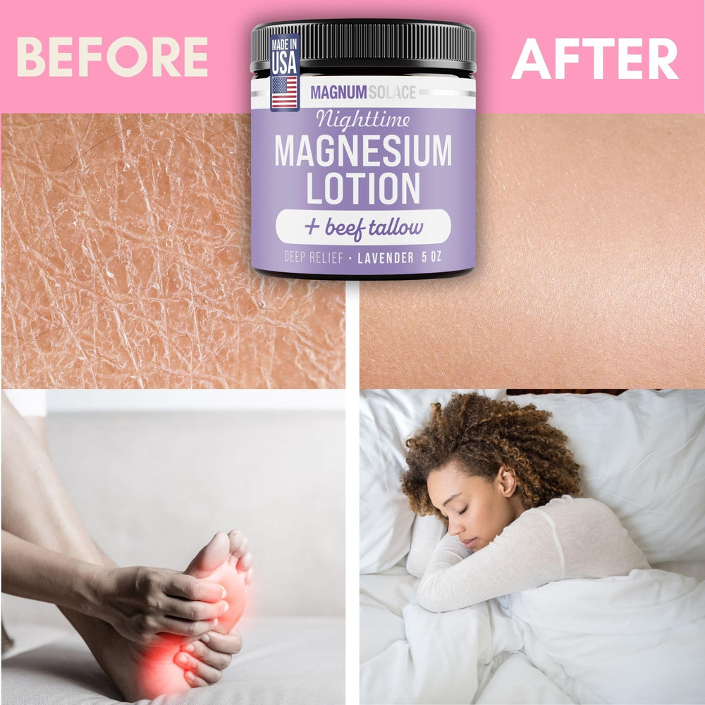 Magnum Solace beef-tallow-texture-closeup highlights rich hydration without greasiness.