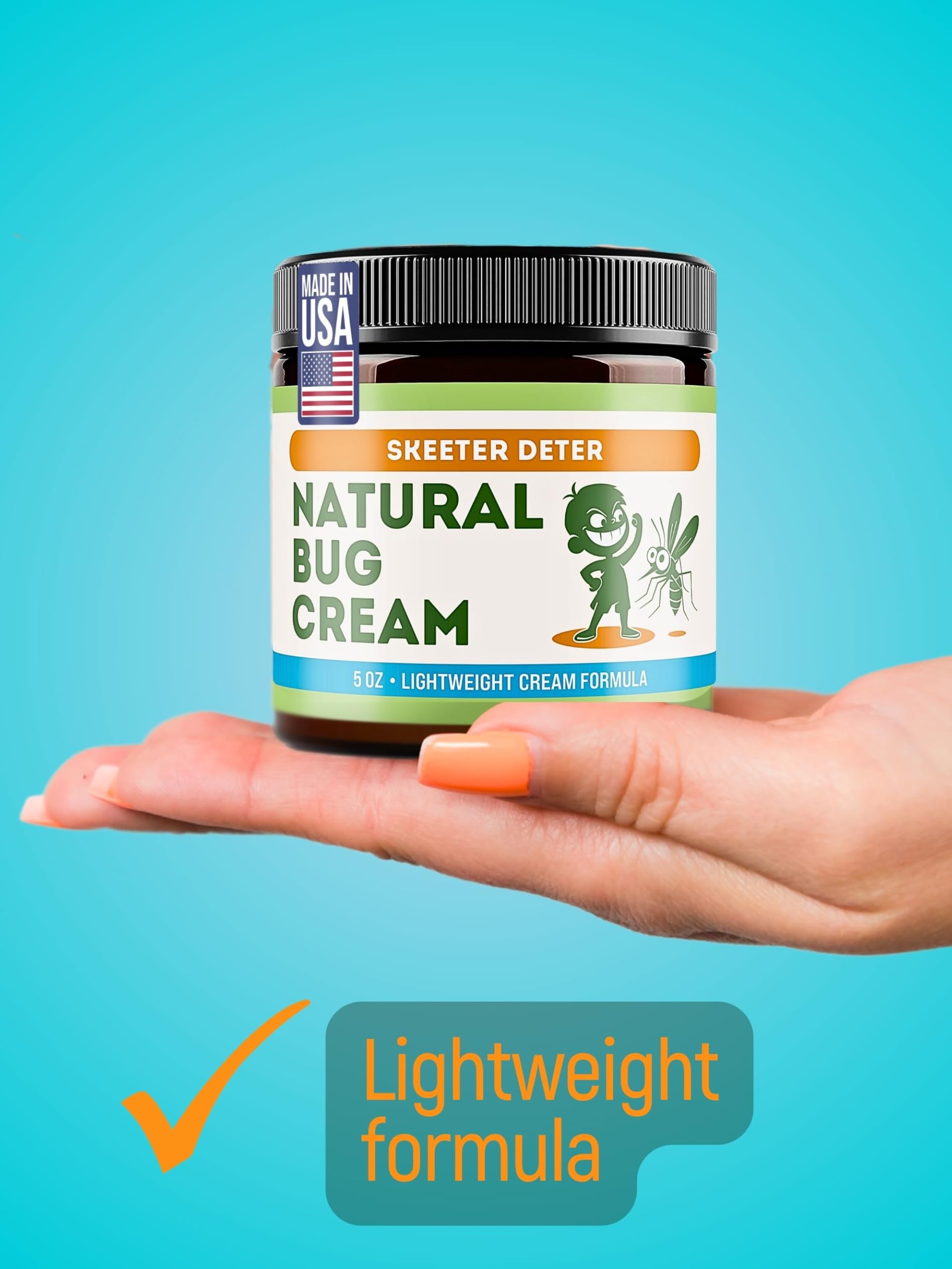 Magnum Solace Natural Bug Cream kids-safe formula in family use