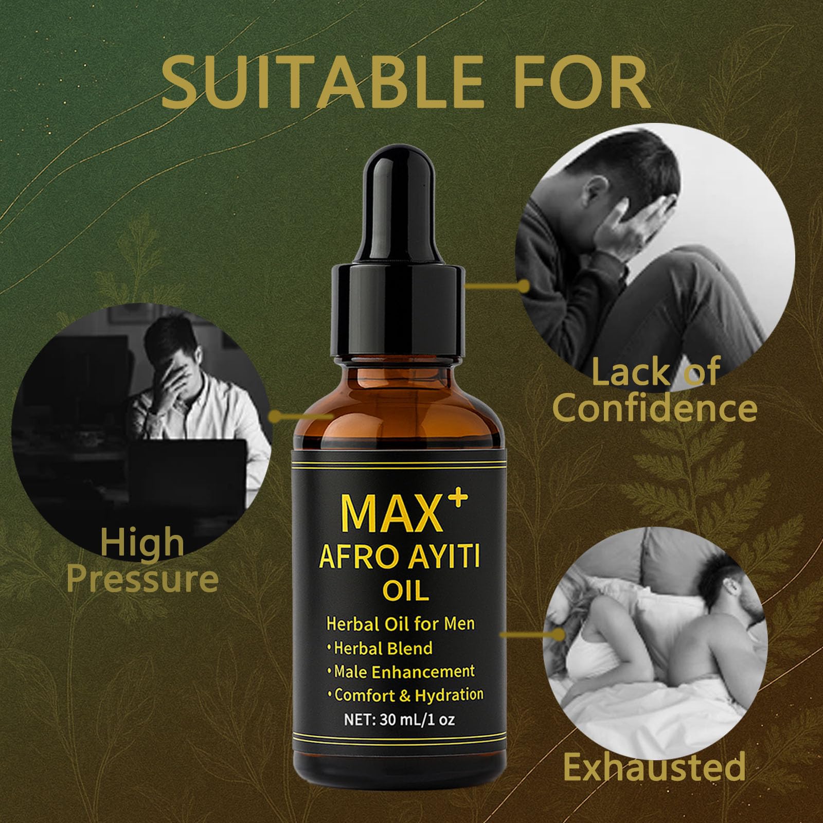 Maidlure Afro Ayiti Oil massage on forearm during self-care routine.