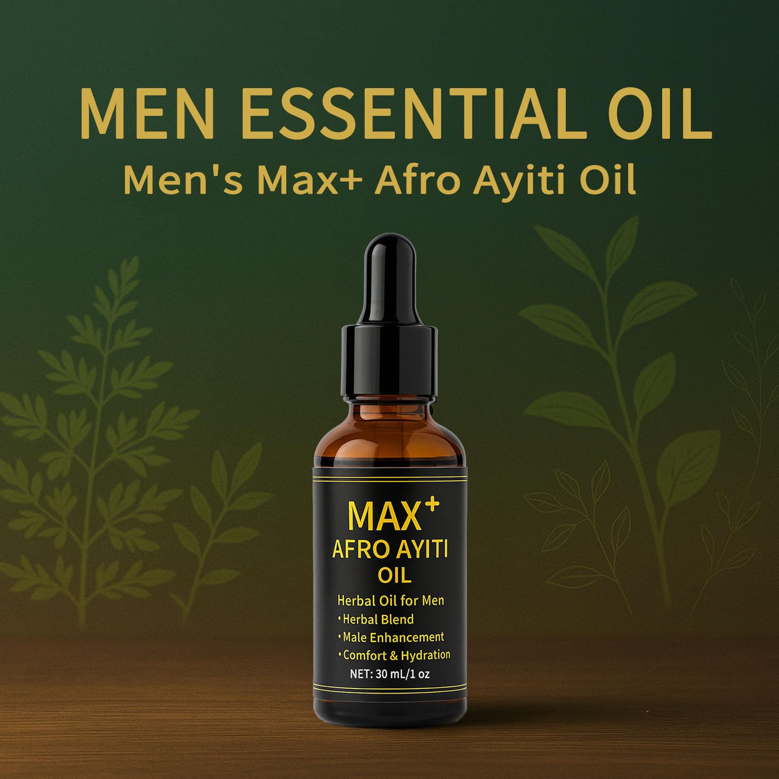 Maidlure Afro Ayiti Oil being poured for a smooth, non-greasy massage.