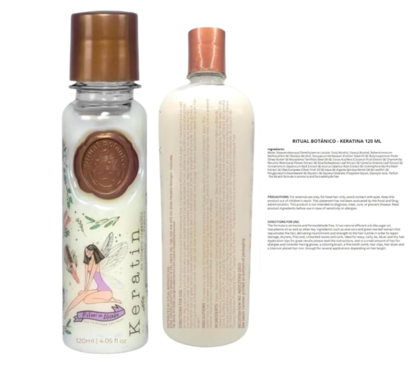 Maike Amour Keratina Ritual Botanico before-after hair transformation