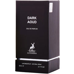 Maison Alhambra Dark Aoud amber-base tone suggests long-lasting elegance for cool evenings