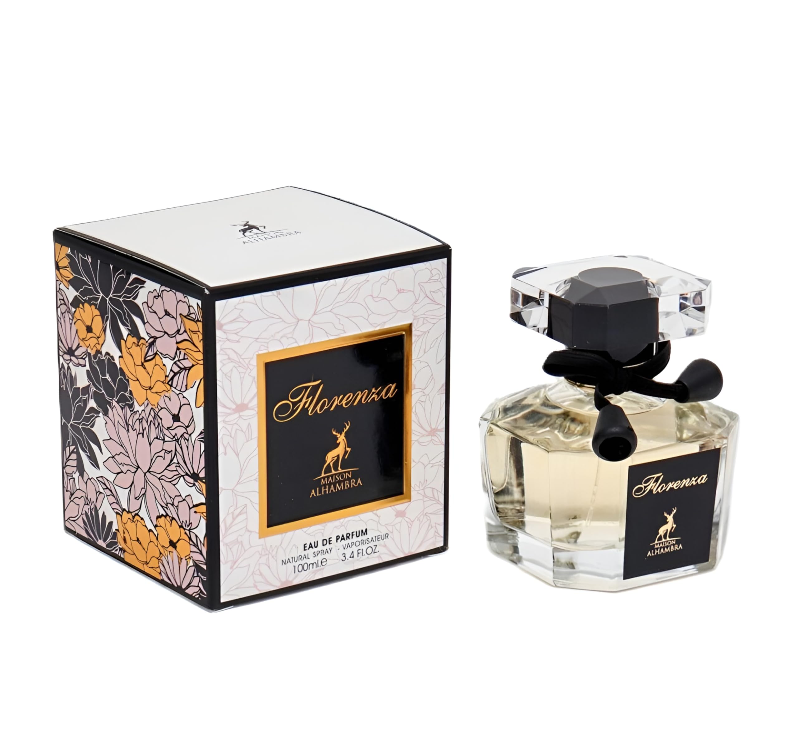 Maison Alhambra Florence EDP packaging box shown for gifting occasions.
