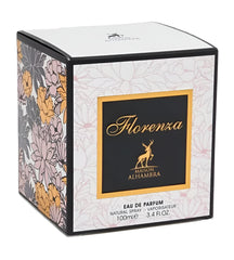 Maison Alhambra Florence EDP spray nozzle in action for evening wear.