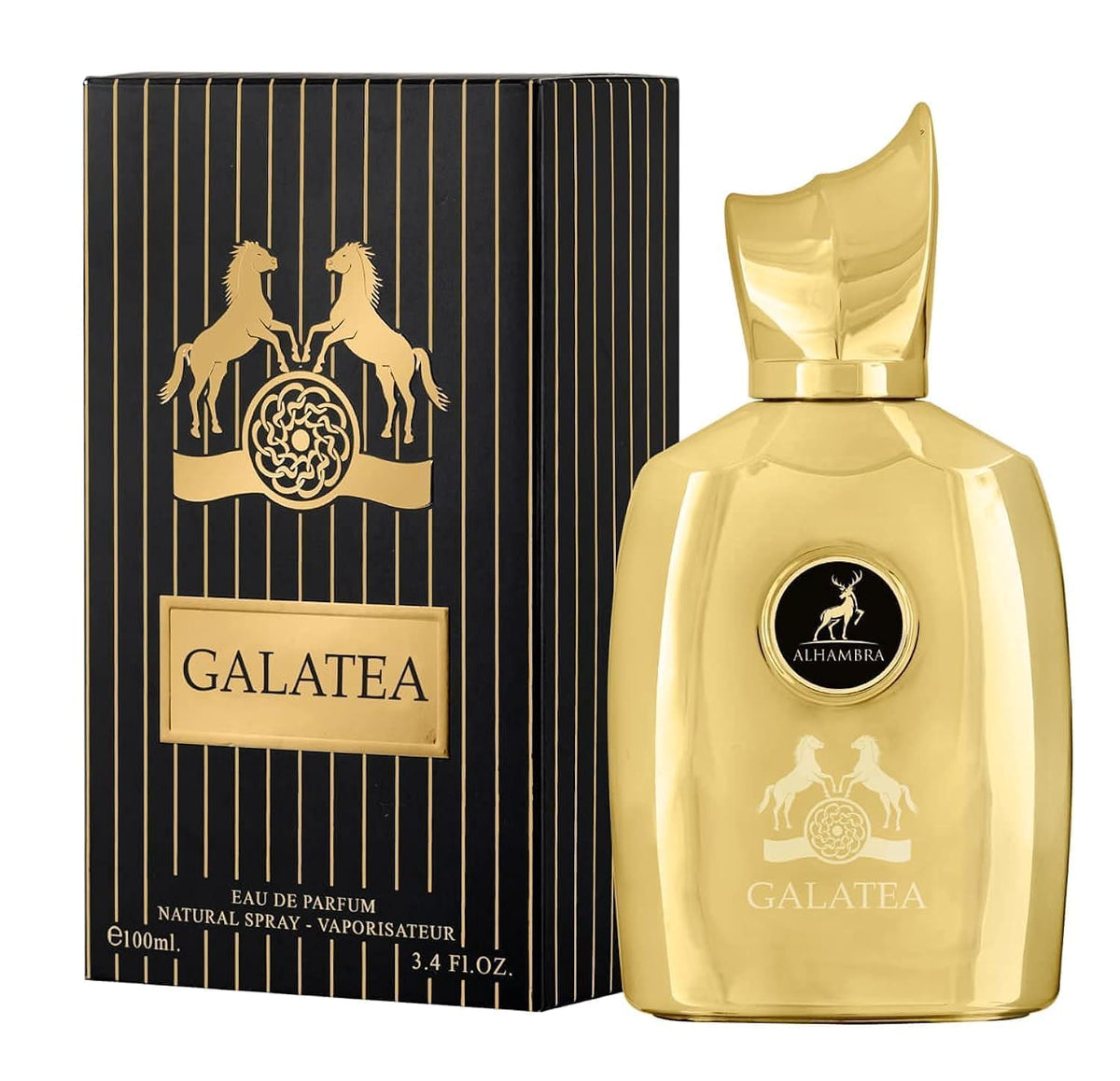 Maison Alhambra Galatea men's EDP bottle front for daily wear confidence.