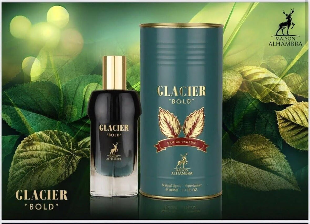 Maison Alhambra Glacier Bold lifestyle shot conveys confident fragrance for modern moments.